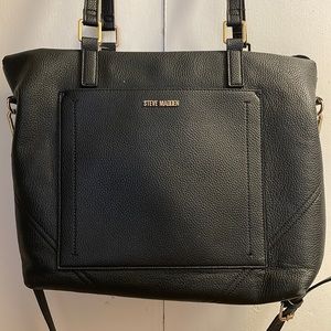 Steve Madden leather tote crossbody bag